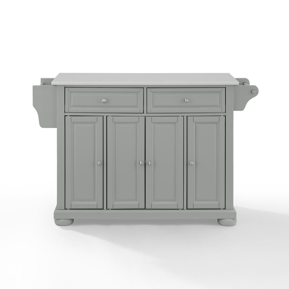 Alexandria Stone Top Full Size Kitchen Island/Cart