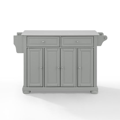 Alexandria Stone Top Full Size Kitchen Island/Cart