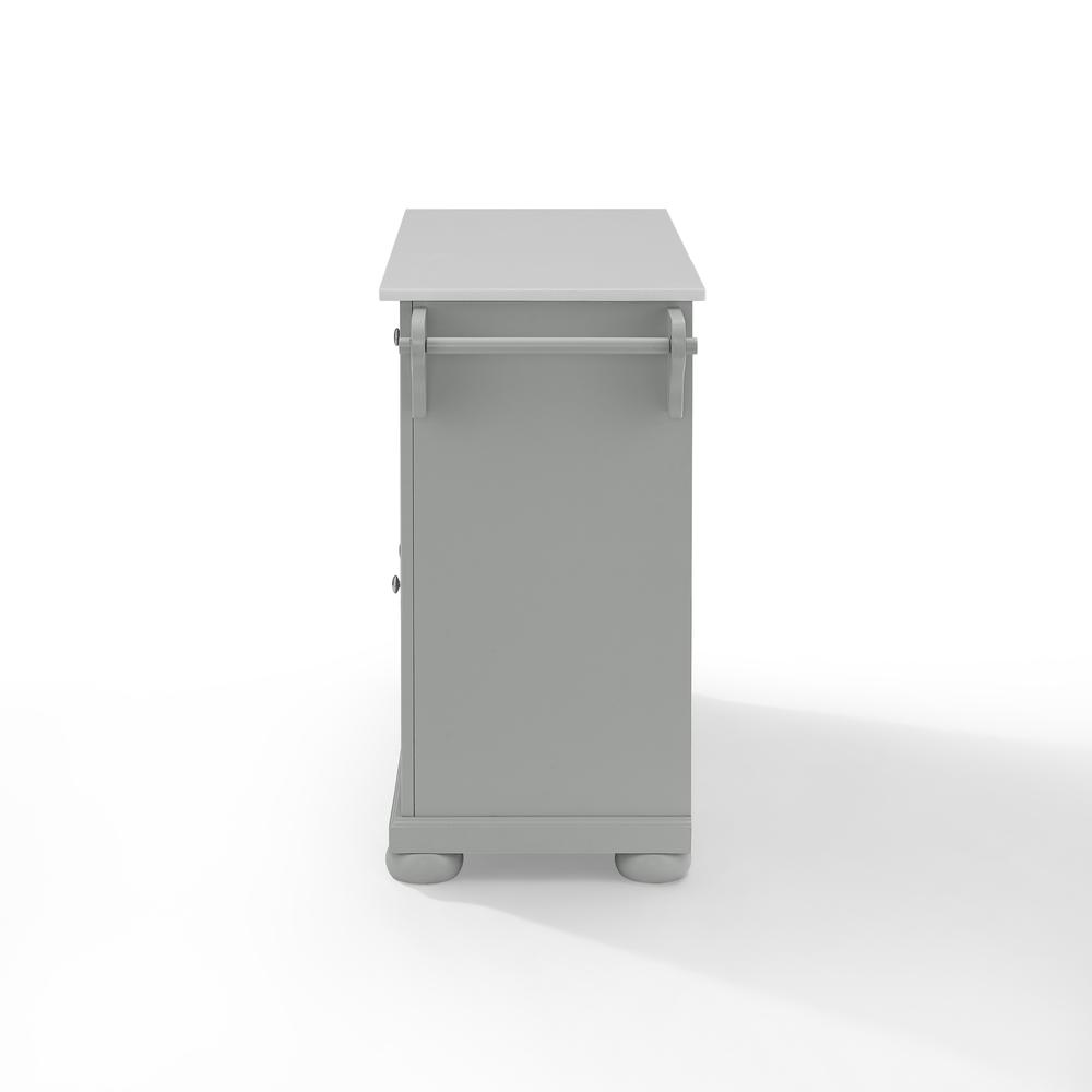 Alexandria Stone Top Full Size Kitchen Island/Cart