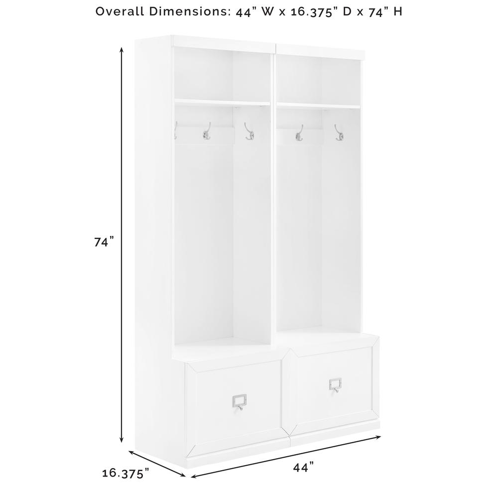 Harper 2-Piece Hall Tree Entryway Set - 2 Hall Trees