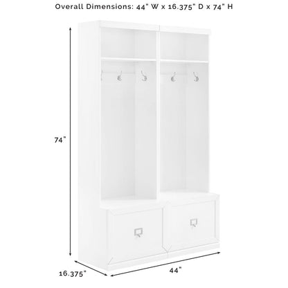 Harper 2-Piece Hall Tree Entryway Set - 2 Hall Trees