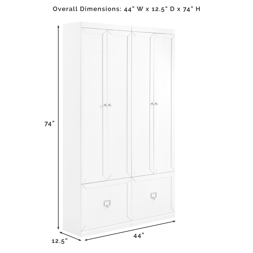 Harper 2-Piece Entryway Set - 2 Pantry Closets