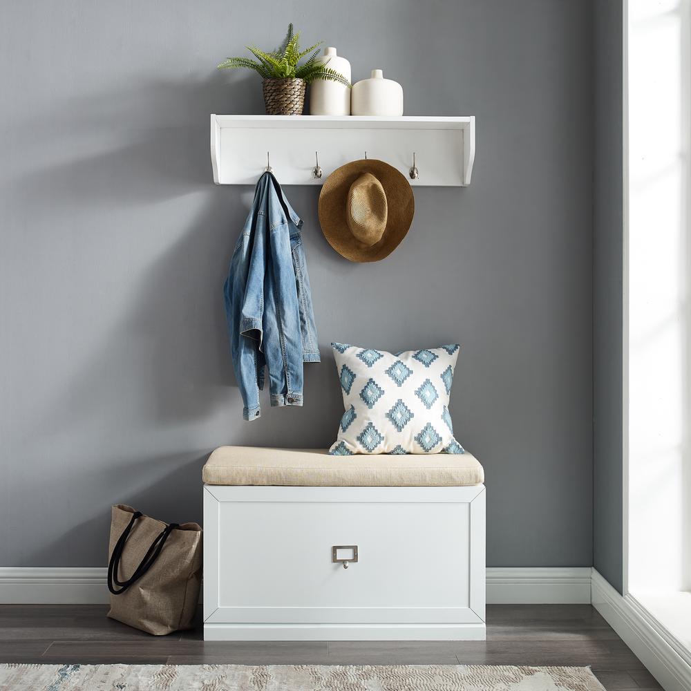 Harper 2-Piece Entryway Set - Bench & Shelf