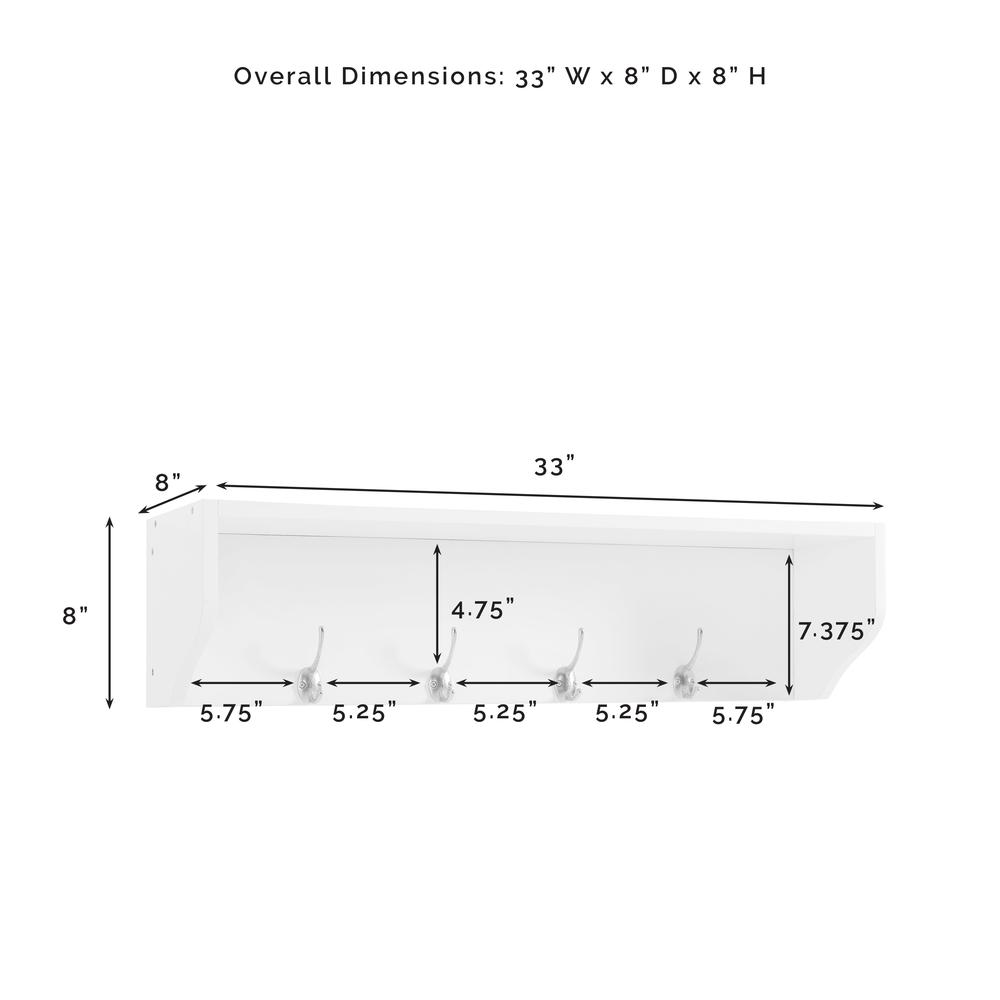 Harper 4-Piece Entryway Set - Bench, Shelf, Hall Tree, & Pantry Closet