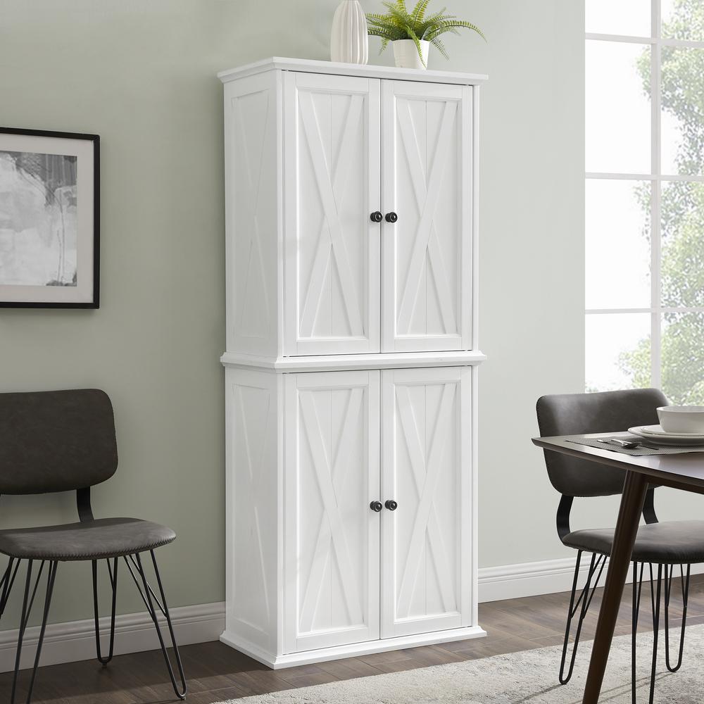 Clifton Tall Kitchen Storage Pantry - 2 Stackable Pantries