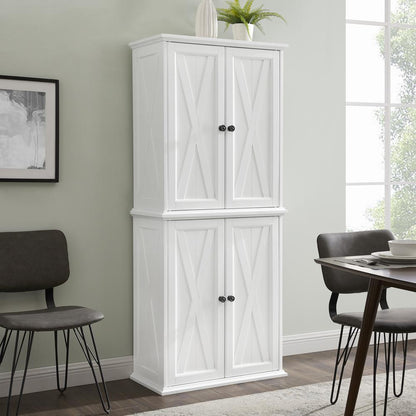 Clifton Tall Kitchen Storage Pantry - 2 Stackable Pantries