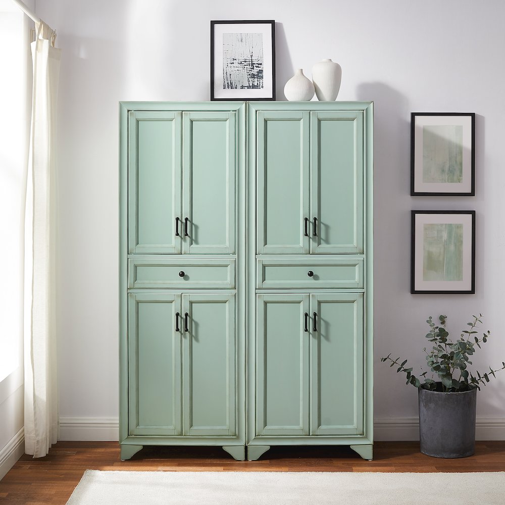 Tara 2-Piece Kitchen Storage Pantry Set - 2 Pantries