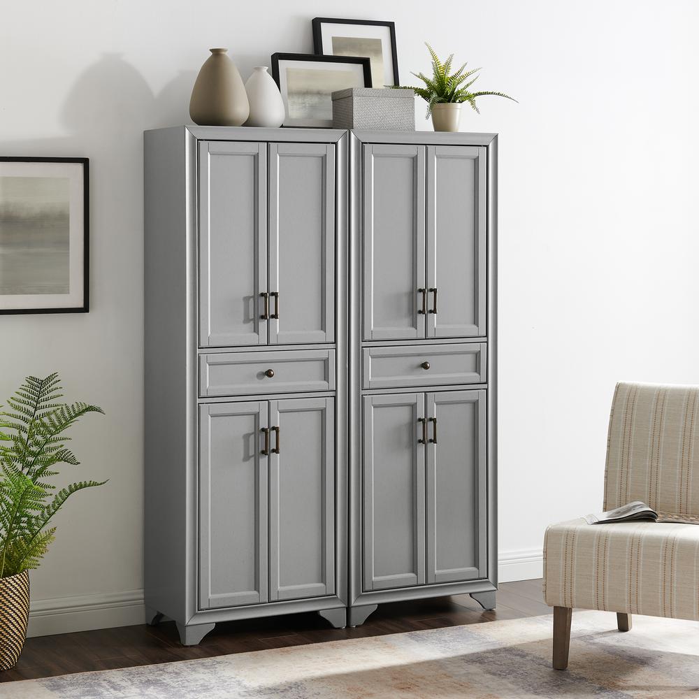 Tara 2-Piece Kitchen Storage Pantry Set - 2 Pantries