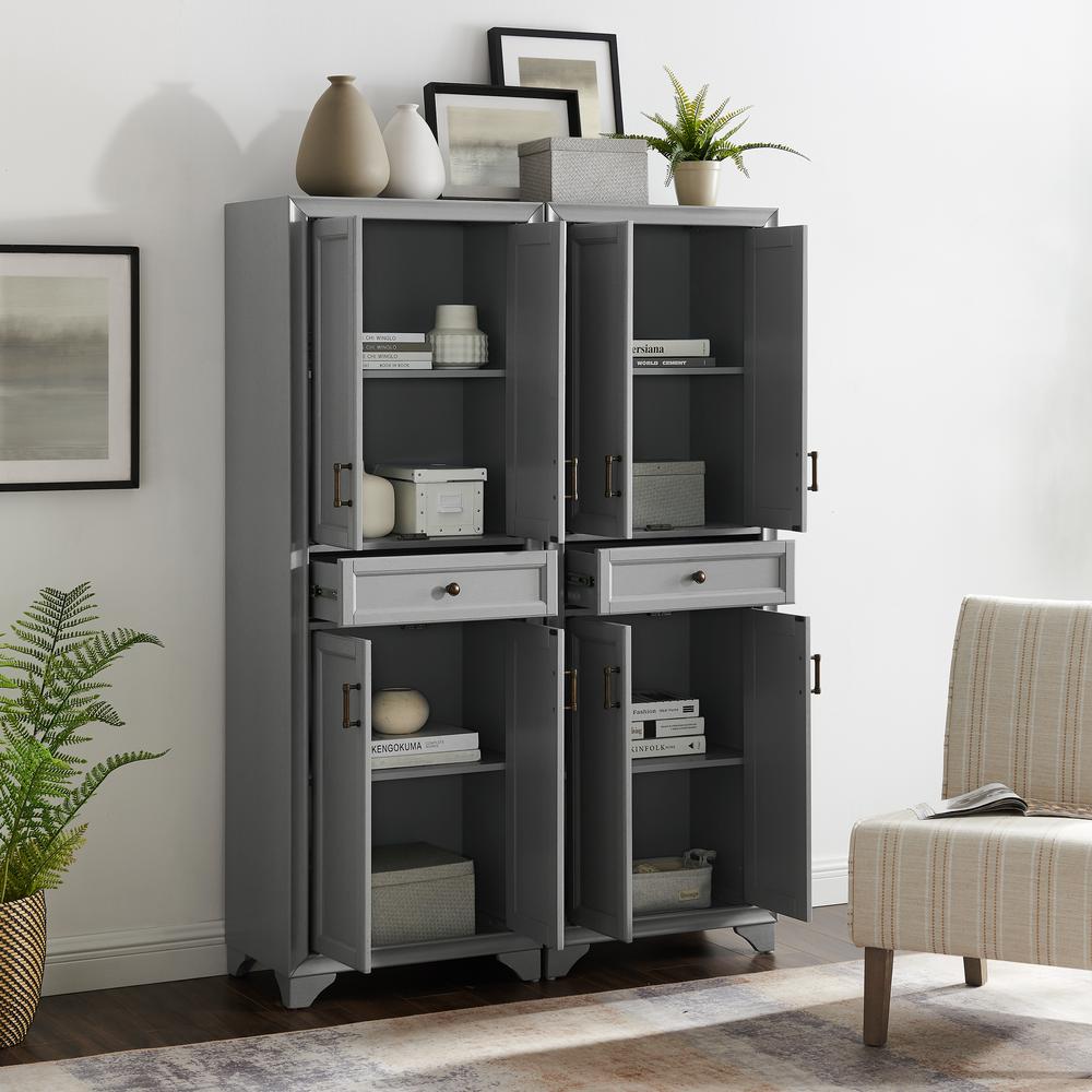 Tara 2-Piece Kitchen Storage Pantry Set - 2 Pantries