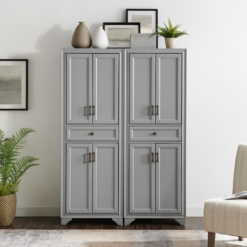 Tara 2-Piece Kitchen Storage Pantry Set - 2 Pantries