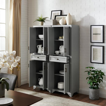 Tara 2-Piece Kitchen Storage Pantry Set - 2 Pantries