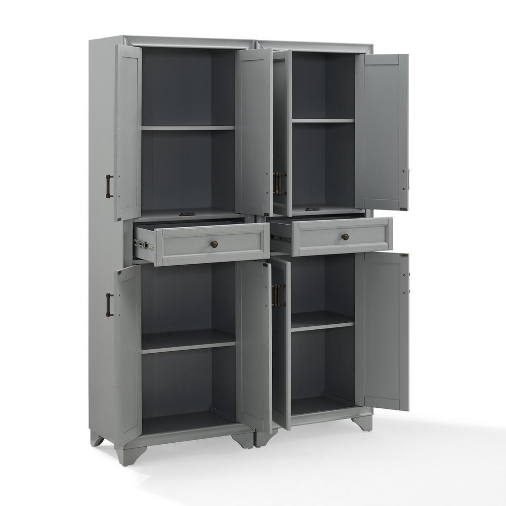 Tara 2-Piece Kitchen Storage Pantry Set - 2 Pantries