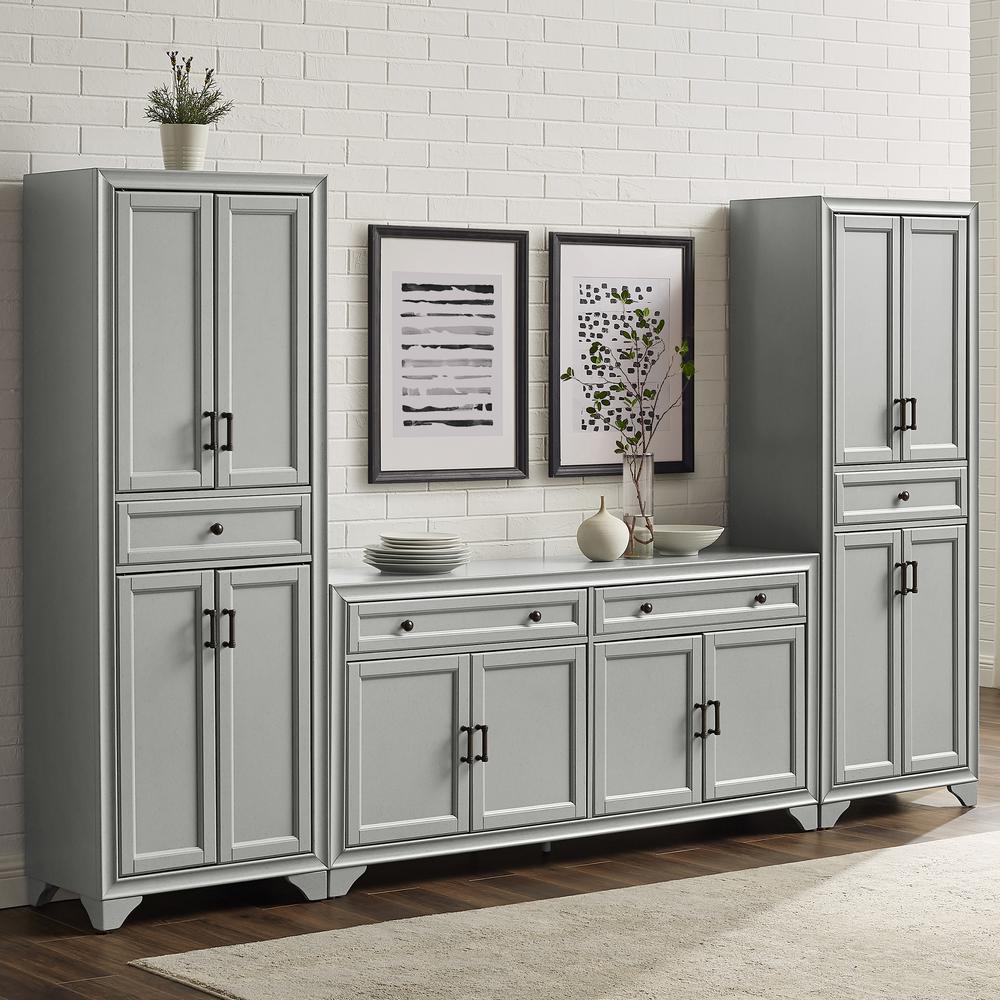 Tara 3-Piece Sideboard And Pantry Set - Sideboard & 2 Pantries