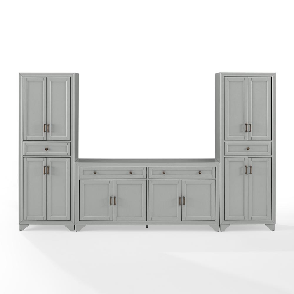 Tara 3-Piece Sideboard And Pantry Set - Sideboard & 2 Pantries