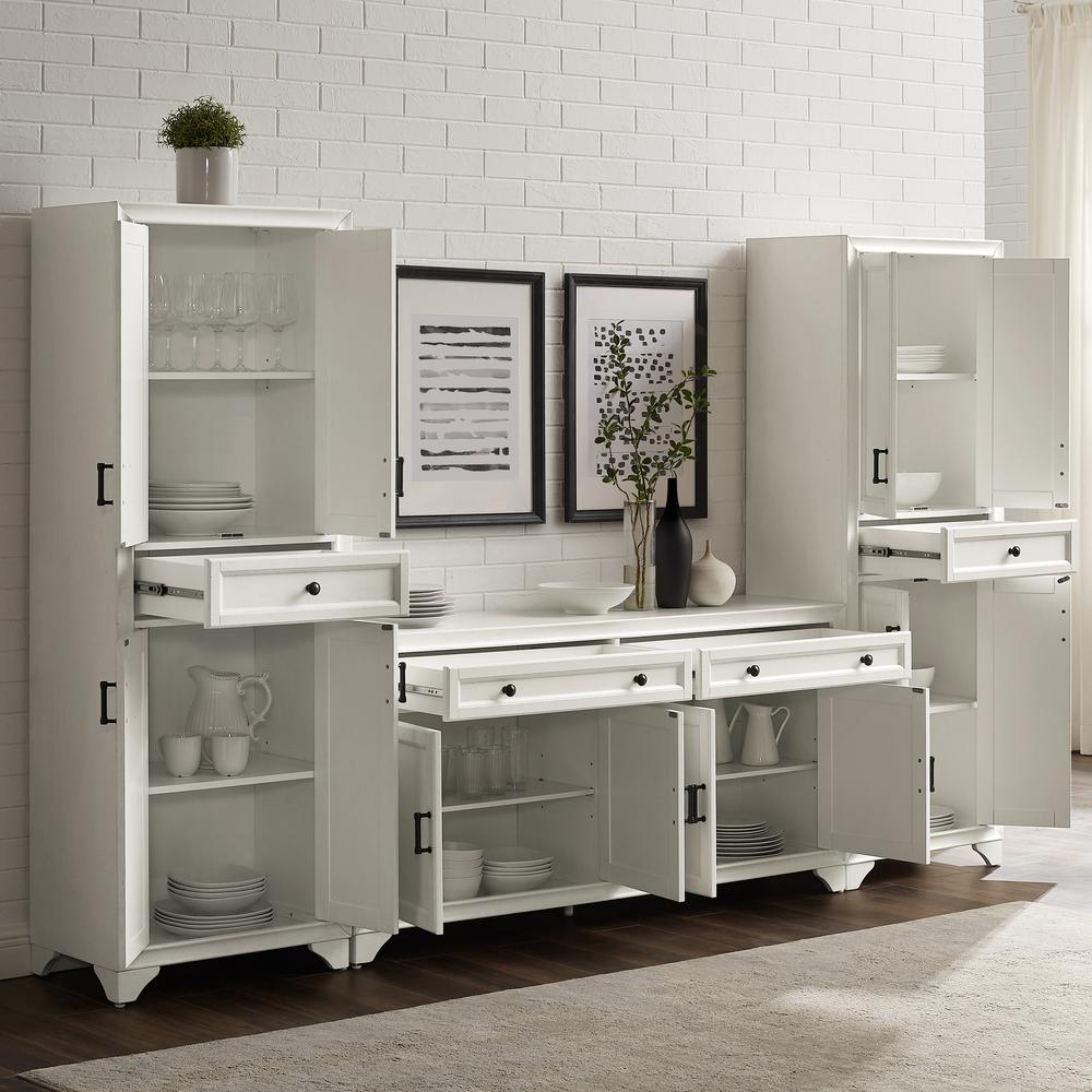 Tara 3-Piece Sideboard And Pantry Set - Sideboard & 2 Pantries