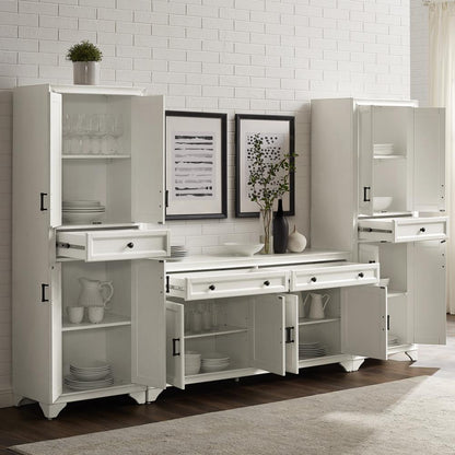 Tara 3-Piece Sideboard And Pantry Set - Sideboard & 2 Pantries