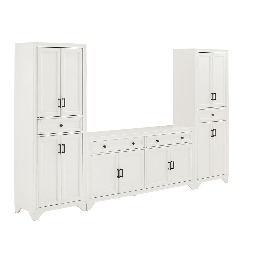 Tara 3-Piece Sideboard And Pantry Set - Sideboard & 2 Pantries