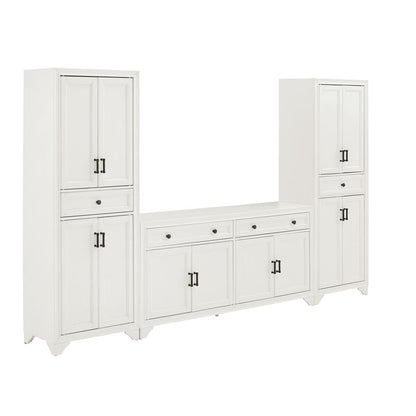 Tara 3-Piece Sideboard And Pantry Set - Sideboard & 2 Pantries