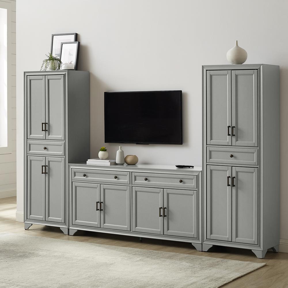 Tara 3-Piece Entertainment Center - Sideboard & 2 Pantries