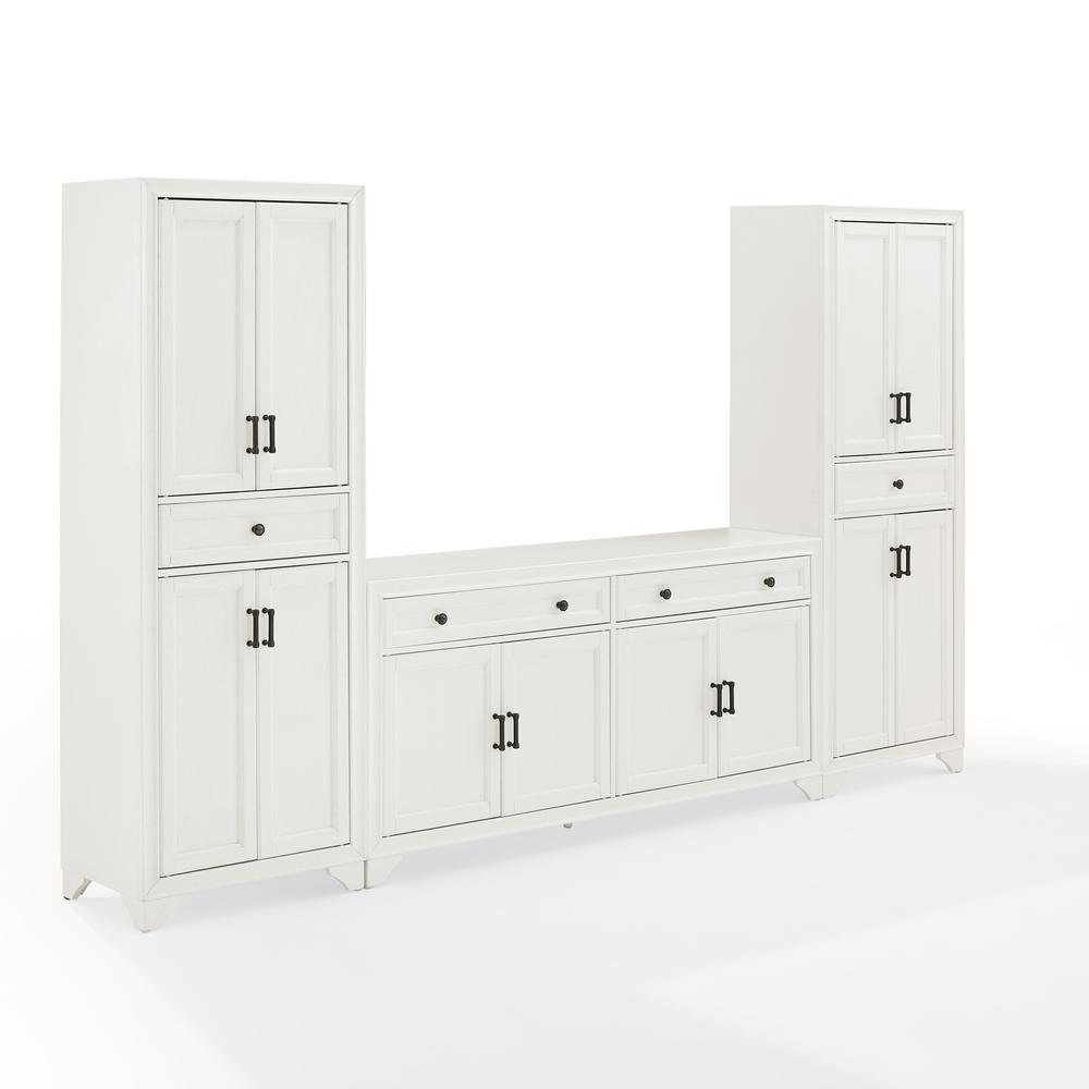Tara 3-Piece Entertainment Center - Sideboard & 2 Pantries