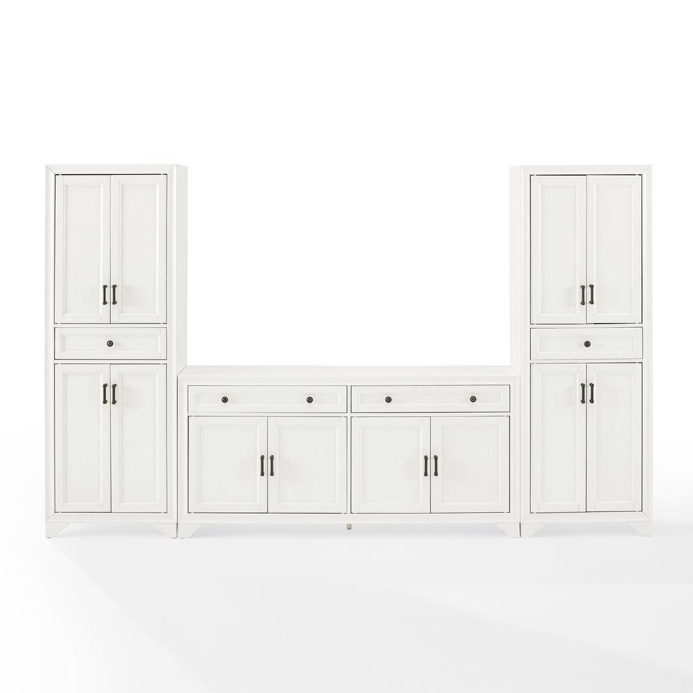 Tara 3-Piece Entertainment Center - Sideboard & 2 Pantries