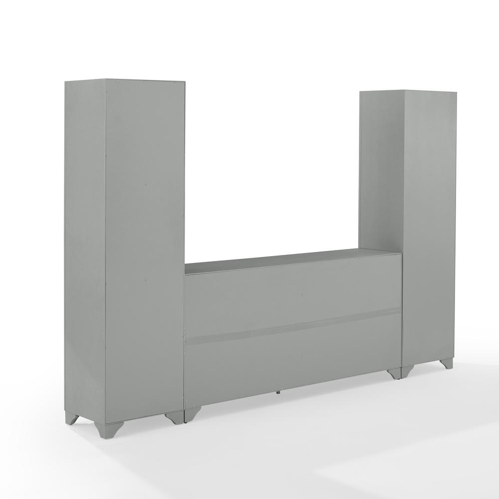 Tara 3-Piece Sideboard And Bookcase Set - Sideboard & 2 Bookcases