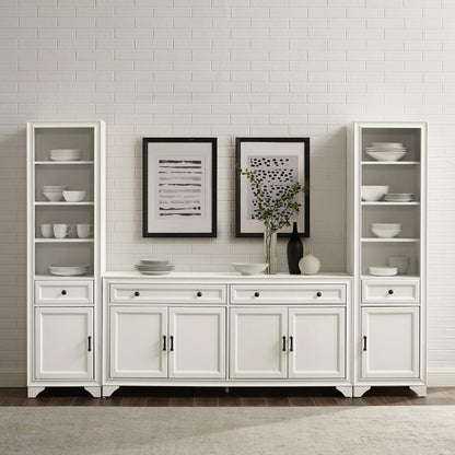 Tara 3-Piece Sideboard And Bookcase Set - Sideboard & 2 Bookcases