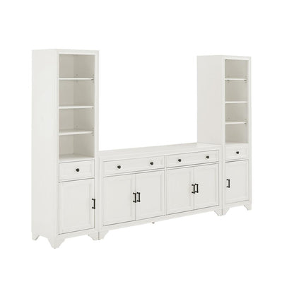Tara 3-Piece Sideboard And Bookcase Set - Sideboard & 2 Bookcases