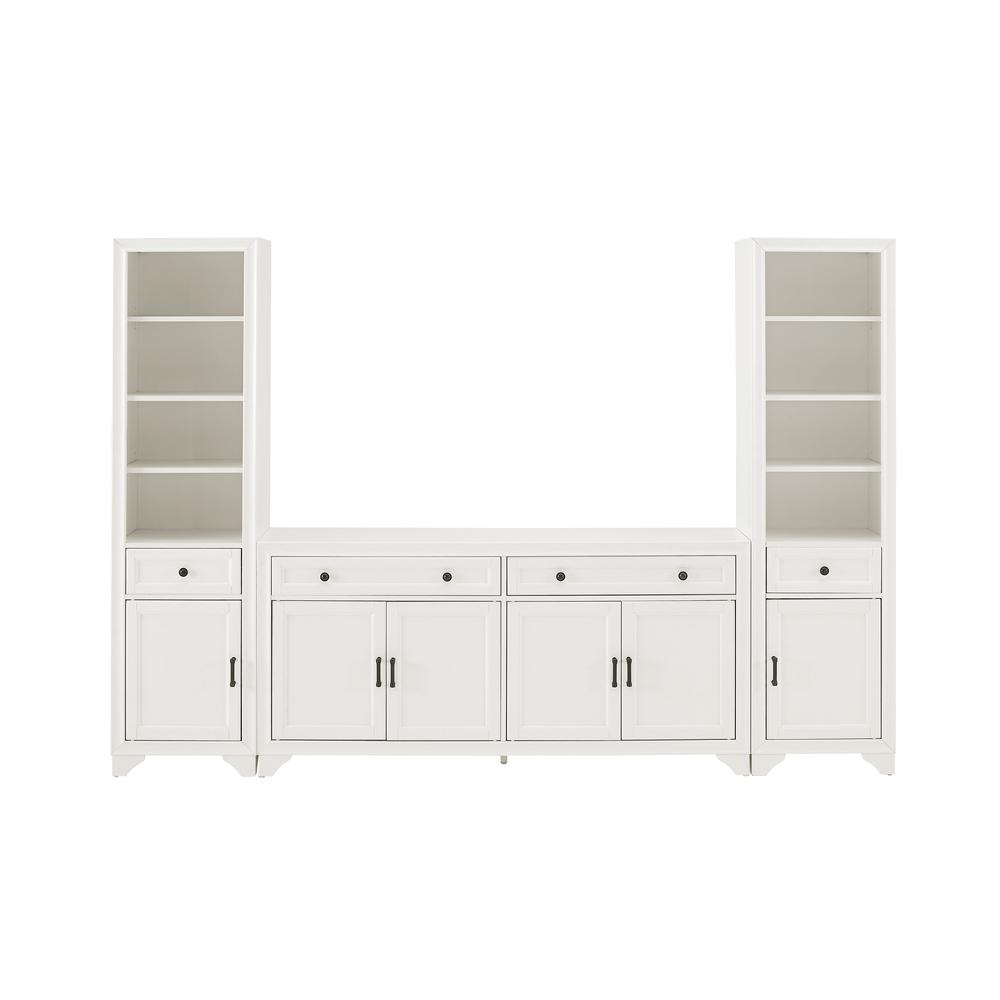 Tara 3-Piece Sideboard And Bookcase Set - Sideboard & 2 Bookcases