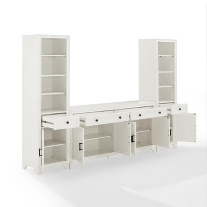 Tara 3-Piece Sideboard And Bookcase Set - Sideboard & 2 Bookcases