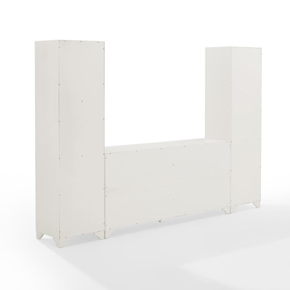 Tara 3-Piece Sideboard And Bookcase Set - Sideboard & 2 Bookcases