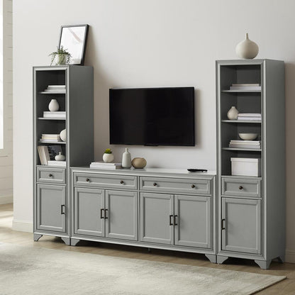 Tara 3-Piece Entertainment Center - Sideboard & 2 Bookcases