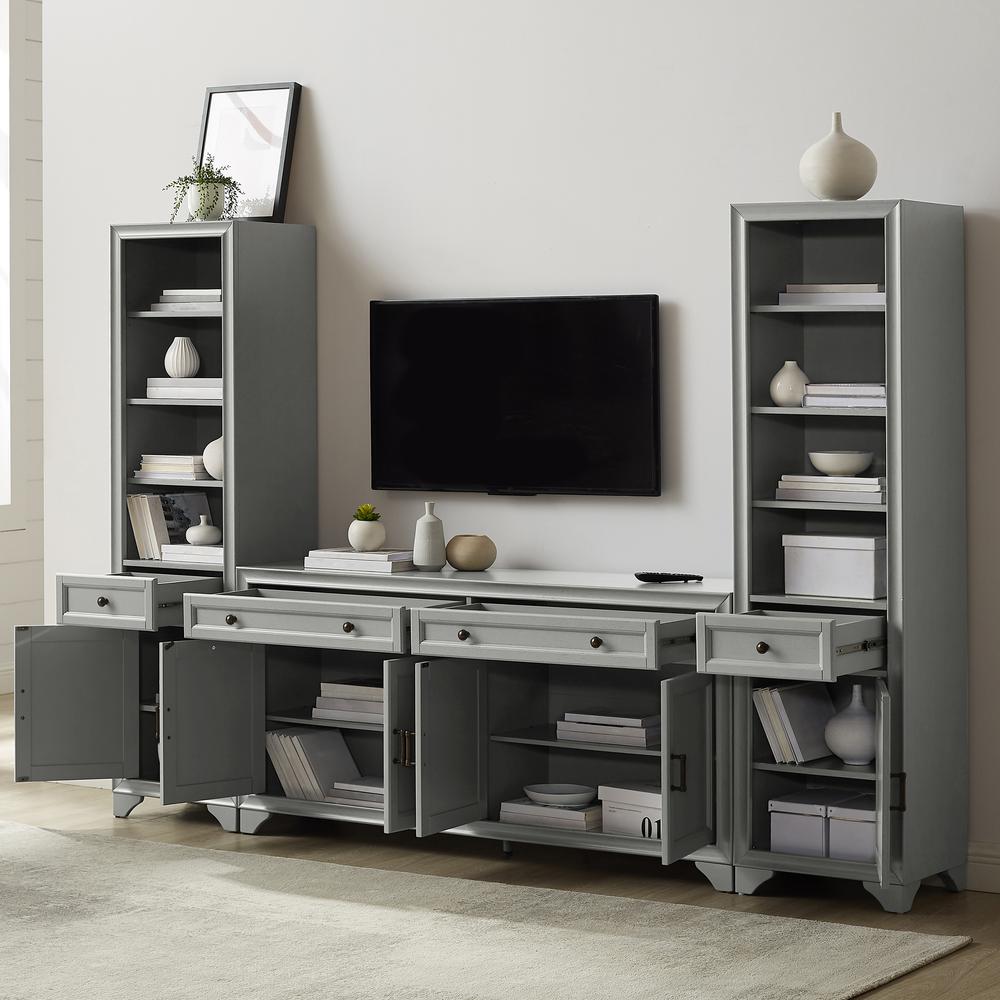 Tara 3-Piece Entertainment Center - Sideboard & 2 Bookcases