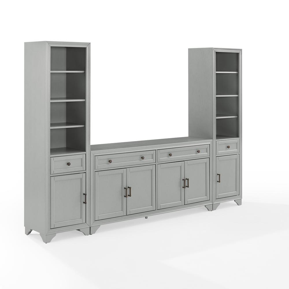 Tara 3-Piece Entertainment Center - Sideboard & 2 Bookcases