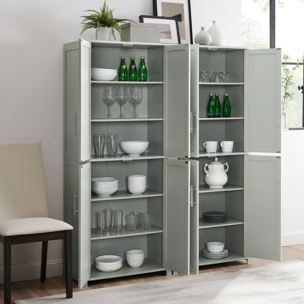 Savannah 2-Piece Kitchen Storage Pantry Set - 2 Pantries
