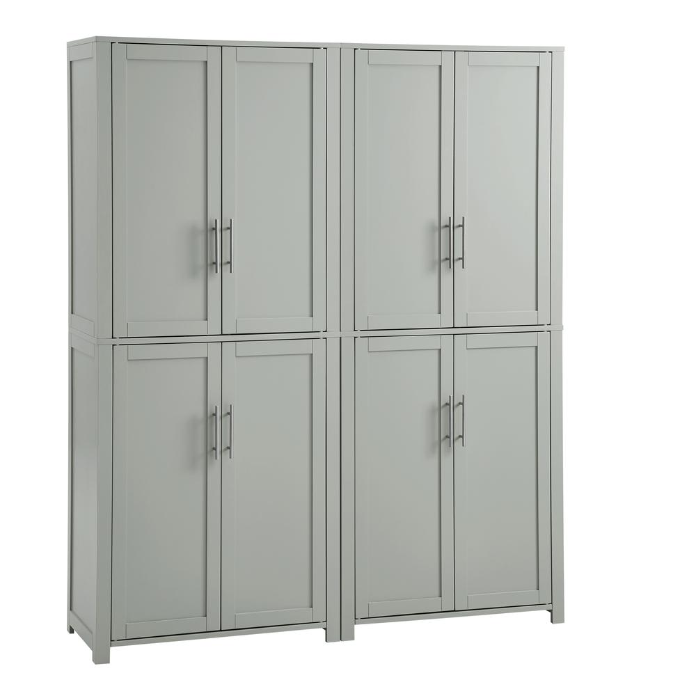 Savannah 2-Piece Kitchen Storage Pantry Set - 2 Pantries