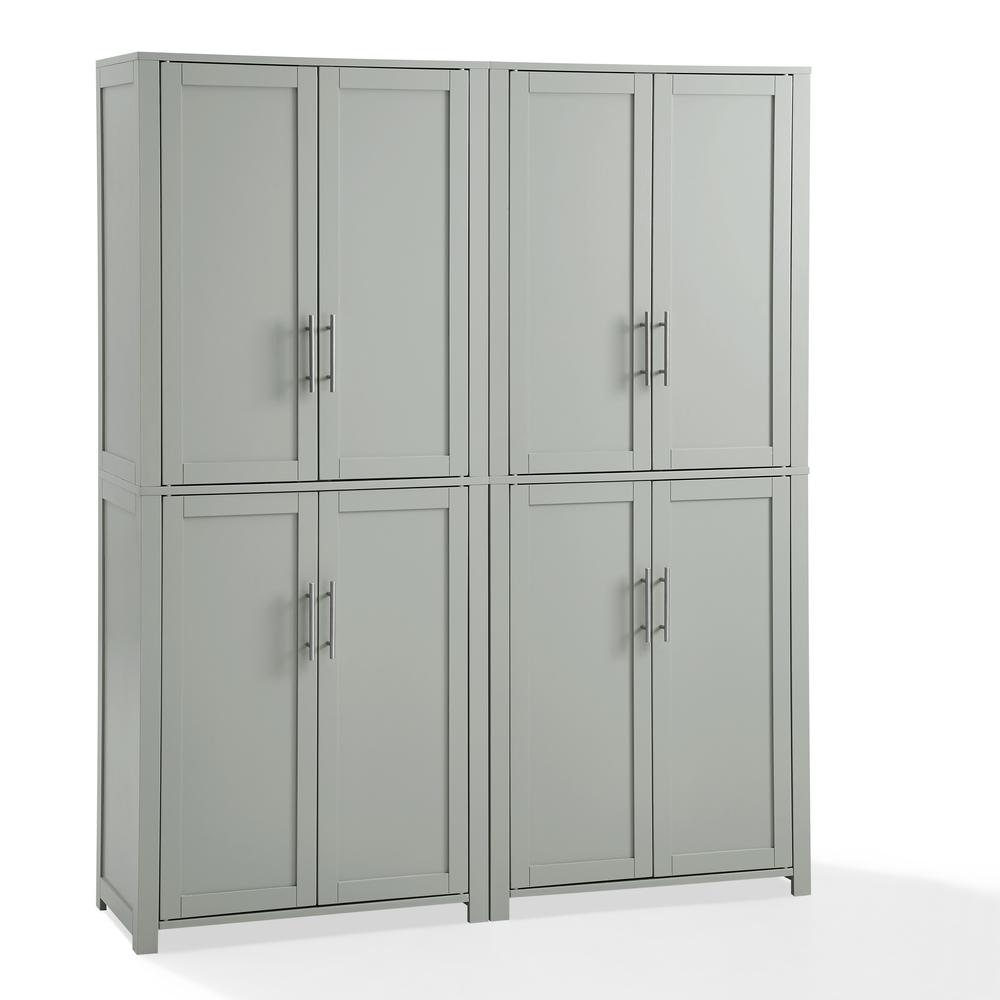 Savannah 2-Piece Kitchen Storage Pantry Set - 2 Pantries