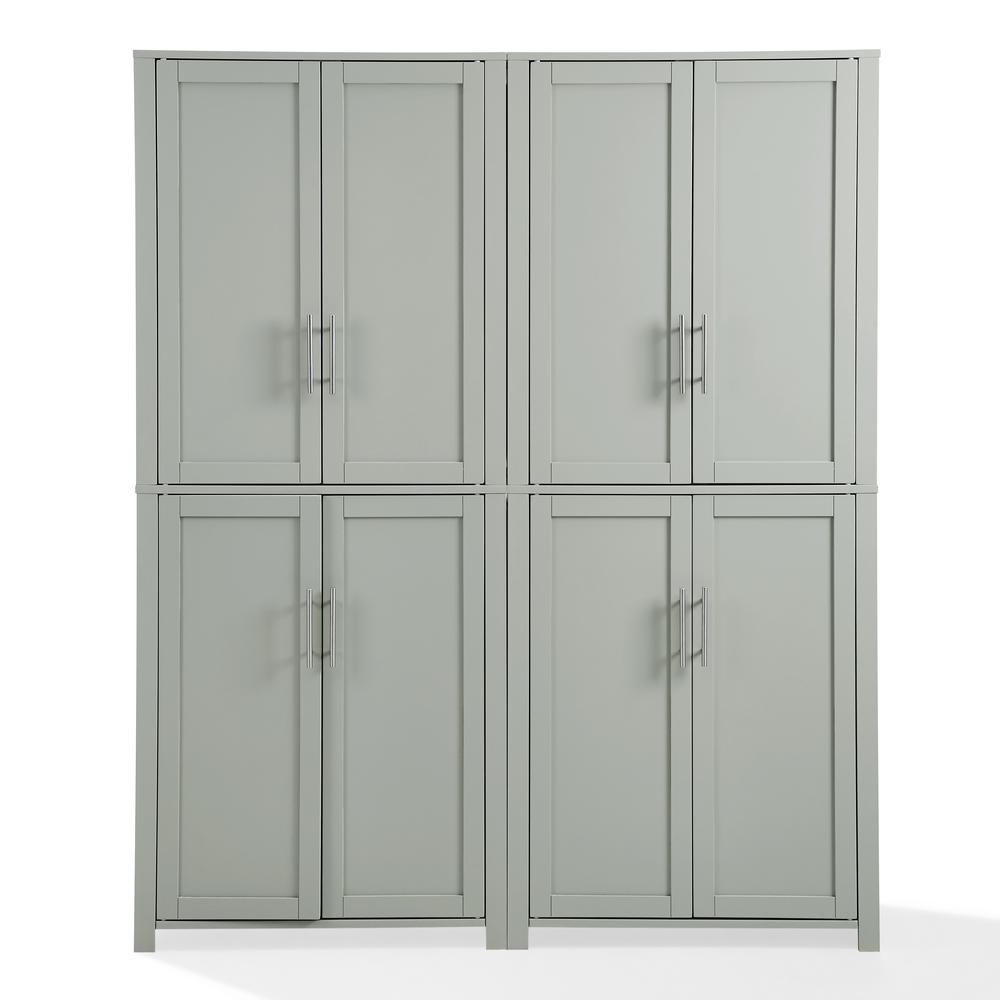 Savannah 2-Piece Kitchen Storage Pantry Set - 2 Pantries
