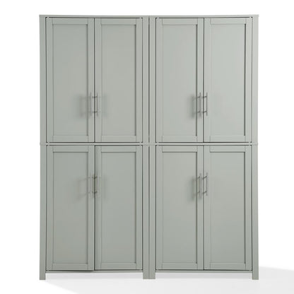 Savannah 2-Piece Kitchen Storage Pantry Set - 2 Pantries