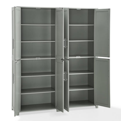Savannah 2-Piece Kitchen Storage Pantry Set - 2 Pantries