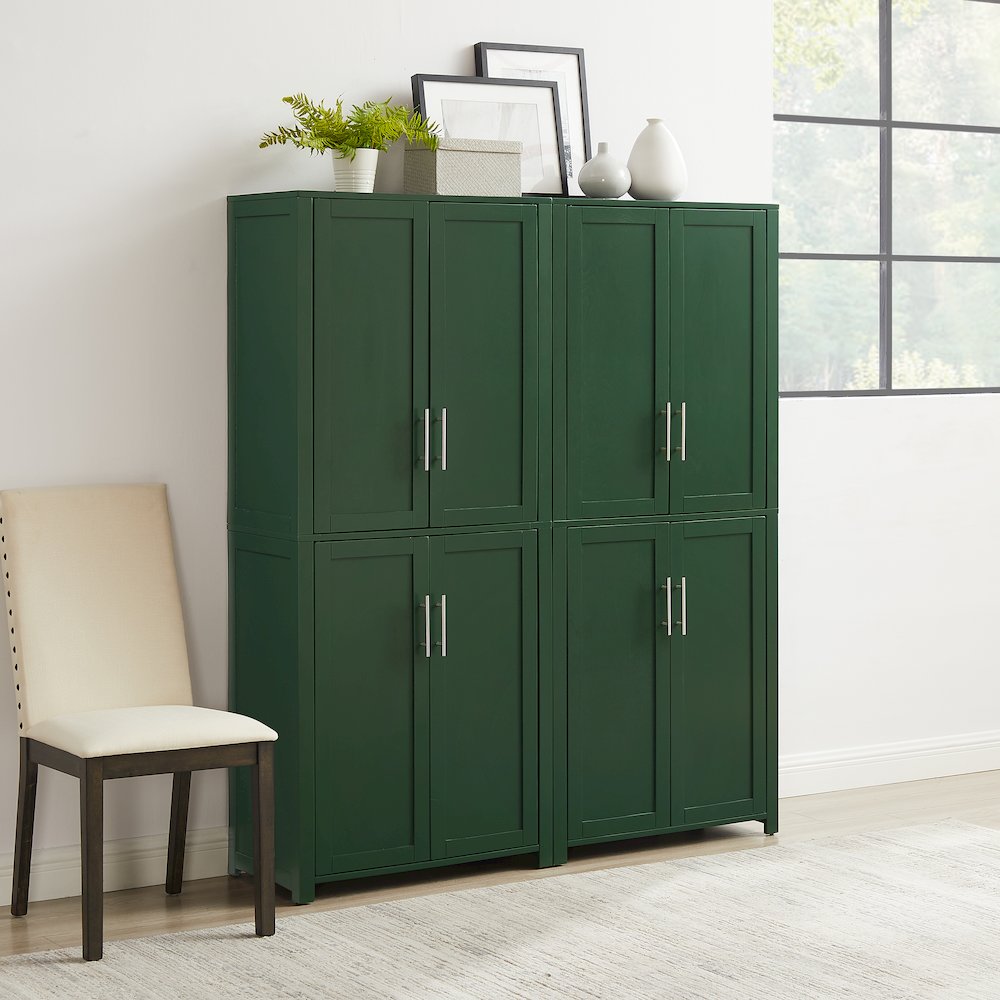 Savannah 2-Piece Kitchen Storage Pantry Set - 2 Pantries