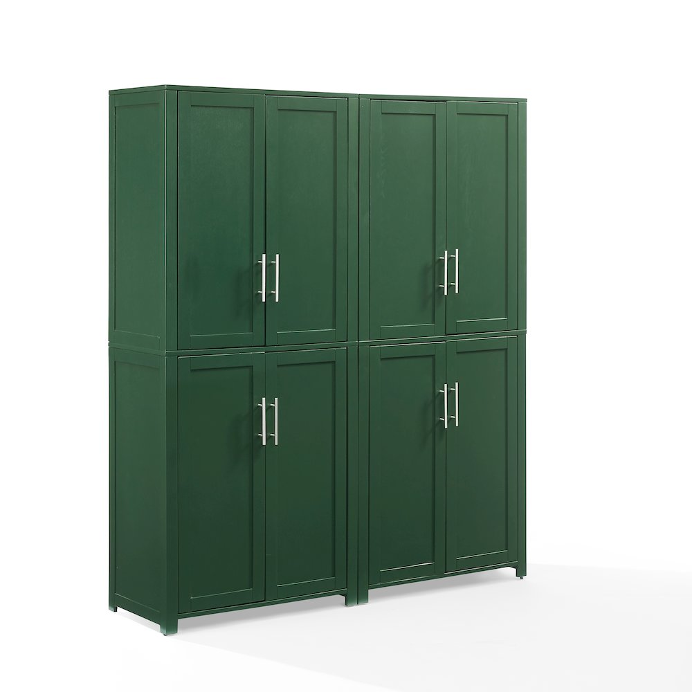 Savannah 2-Piece Kitchen Storage Pantry Set - 2 Pantries