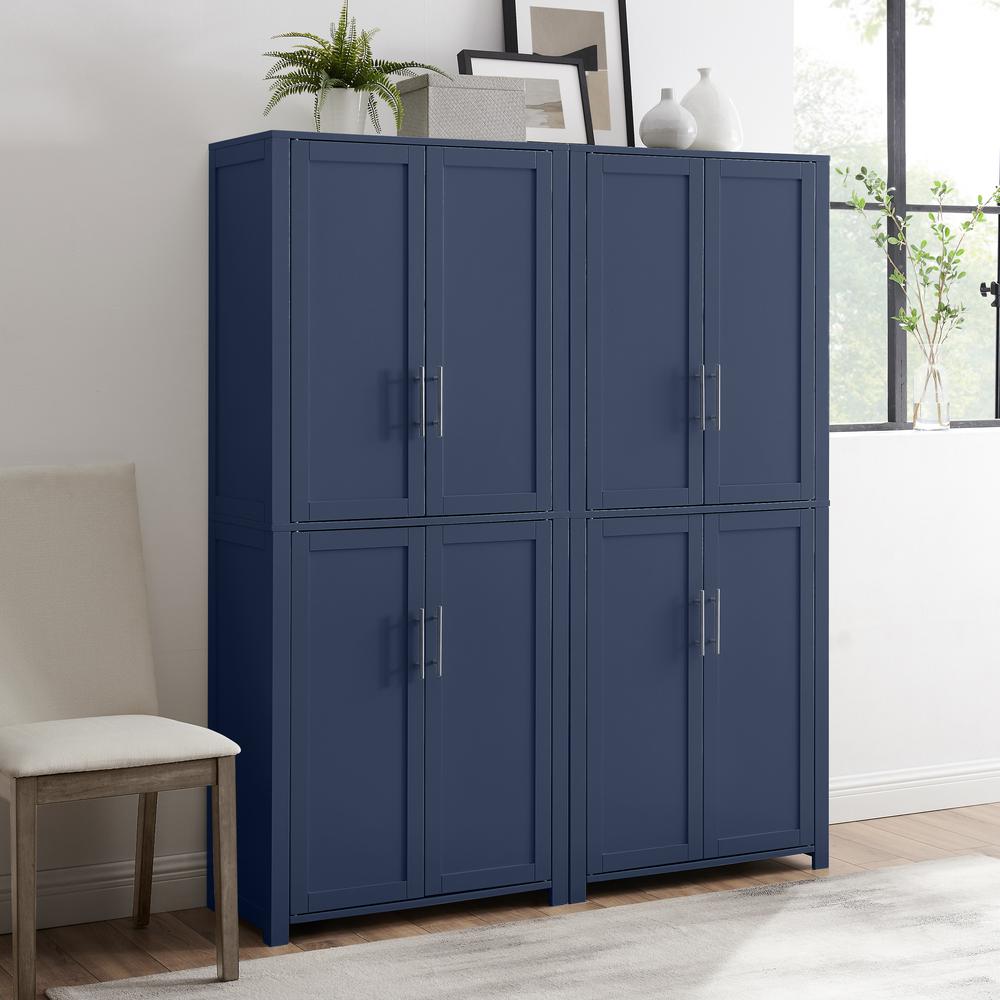 Savannah 2-Piece Kitchen Storage Pantry Set - 2 Pantries