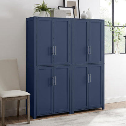 Savannah 2-Piece Kitchen Storage Pantry Set - 2 Pantries