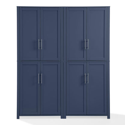 Savannah 2-Piece Kitchen Storage Pantry Set - 2 Pantries