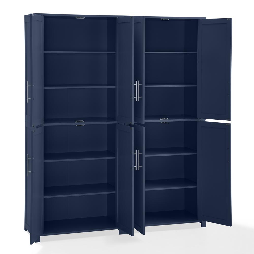 Savannah 2-Piece Kitchen Storage Pantry Set - 2 Pantries