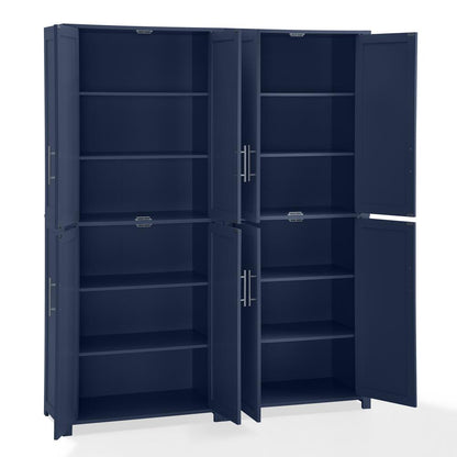 Savannah 2-Piece Kitchen Storage Pantry Set - 2 Pantries