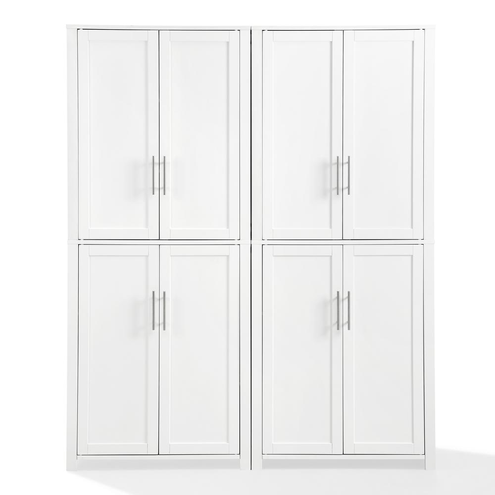 Savannah 2-Piece Kitchen Storage Pantry Set - 2 Pantries