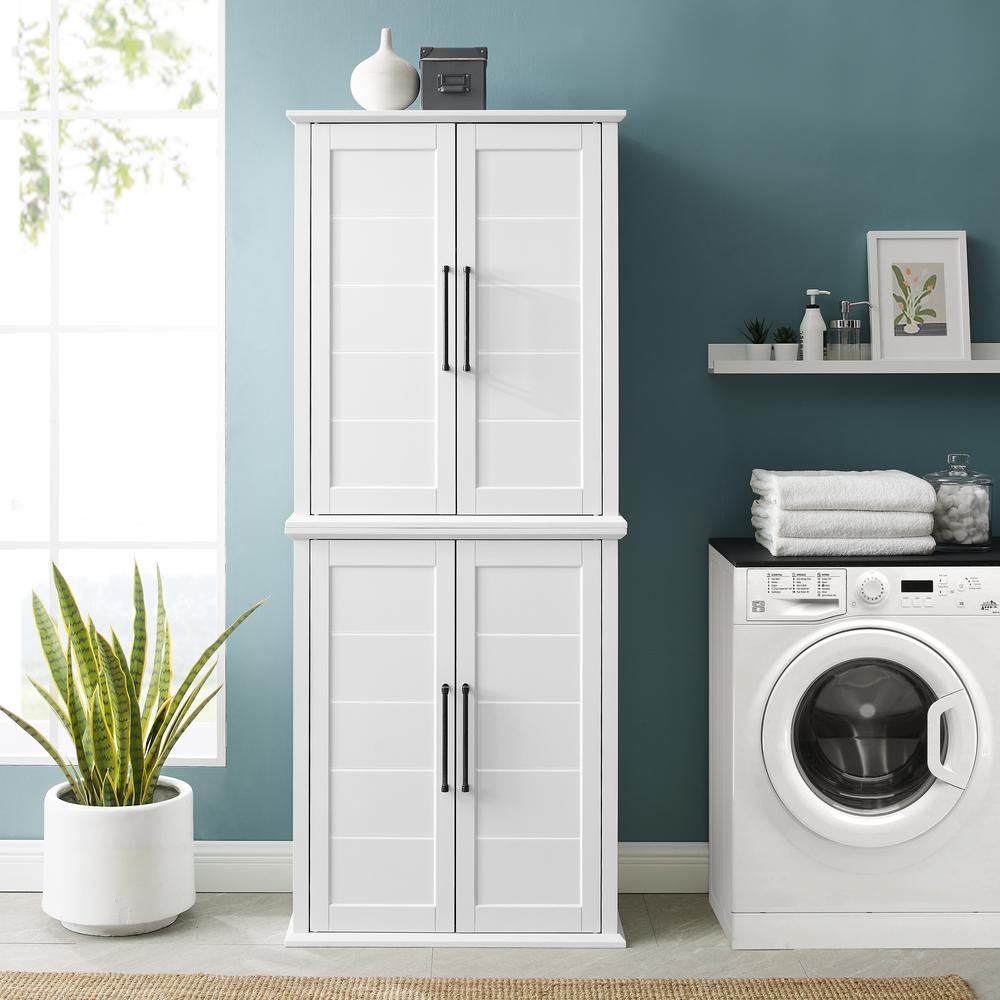 Bartlett Tall Kitchen Storage Pantry - 2 Stackable Pantries