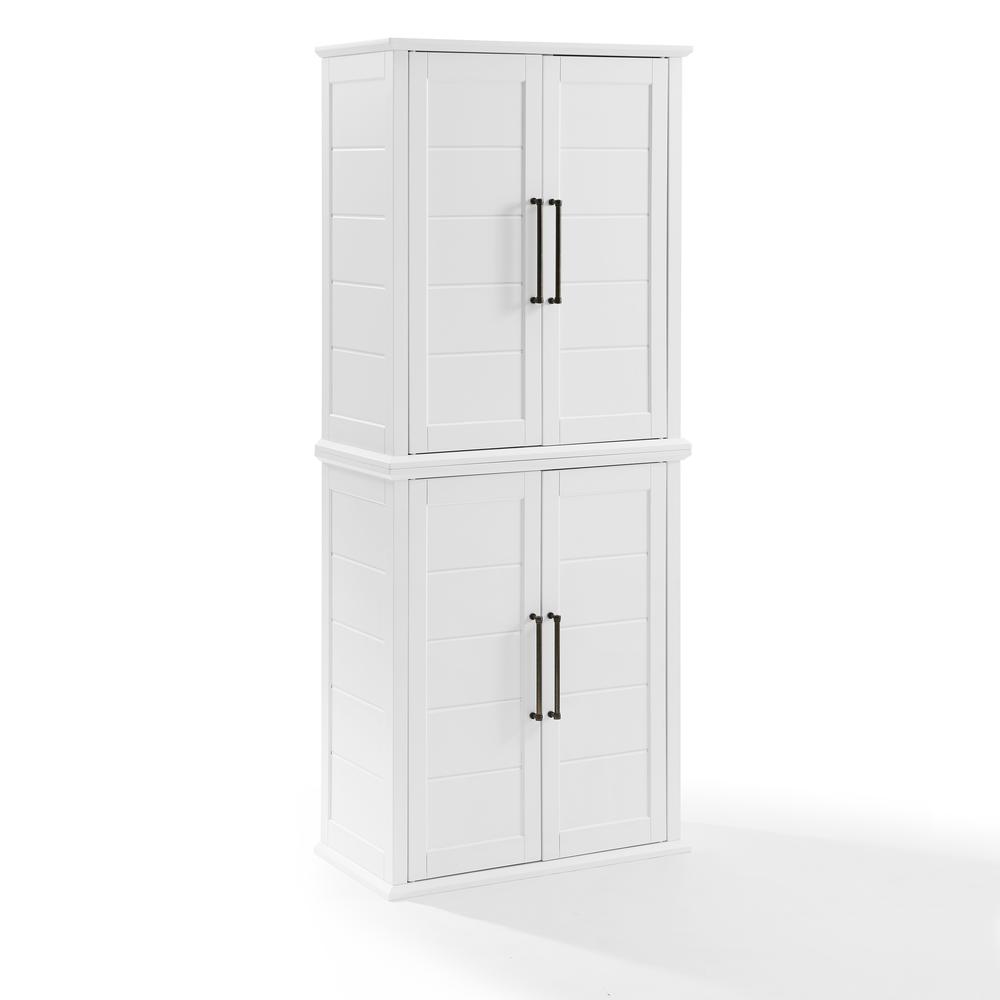 Bartlett Tall Kitchen Storage Pantry - 2 Stackable Pantries